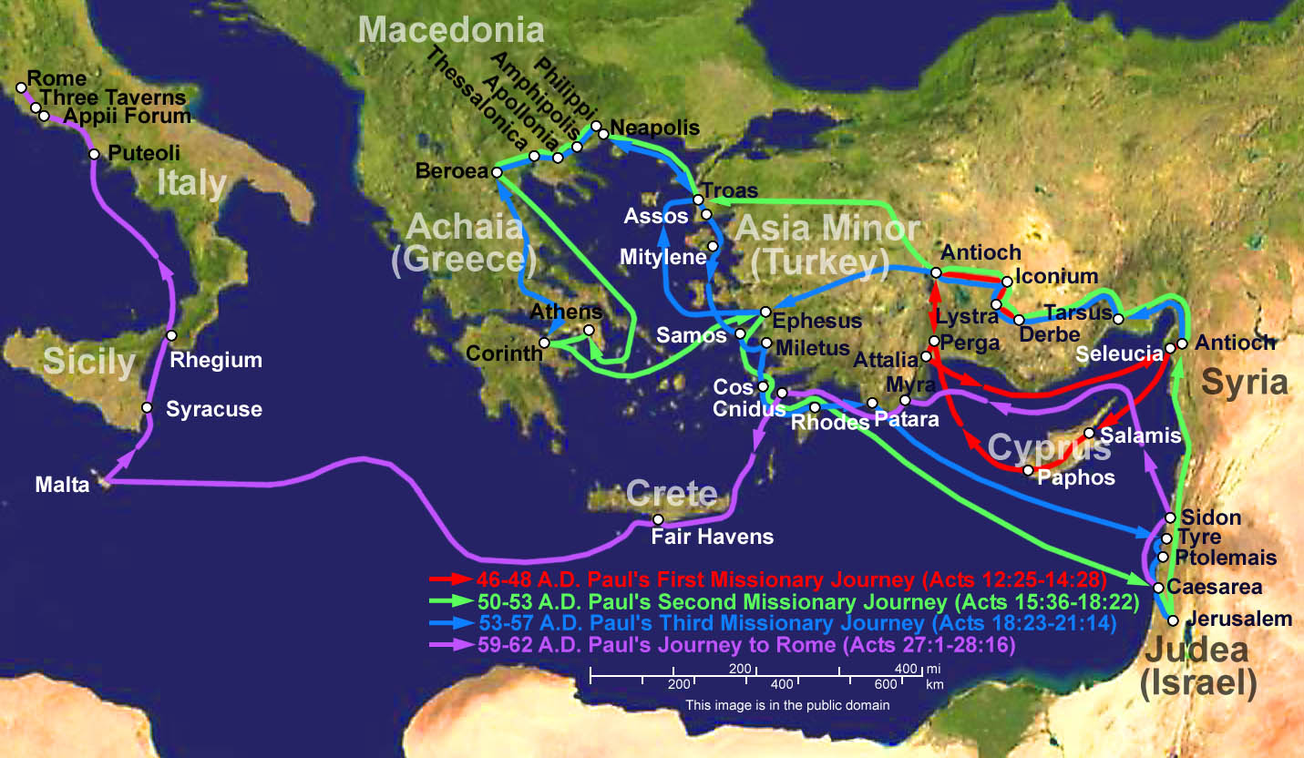 map of apostles travels        <h3 class=